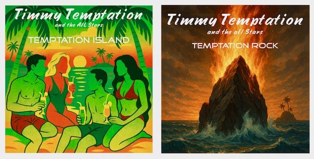 Album artwork from the Timmy Temptation and The All Stars discography
